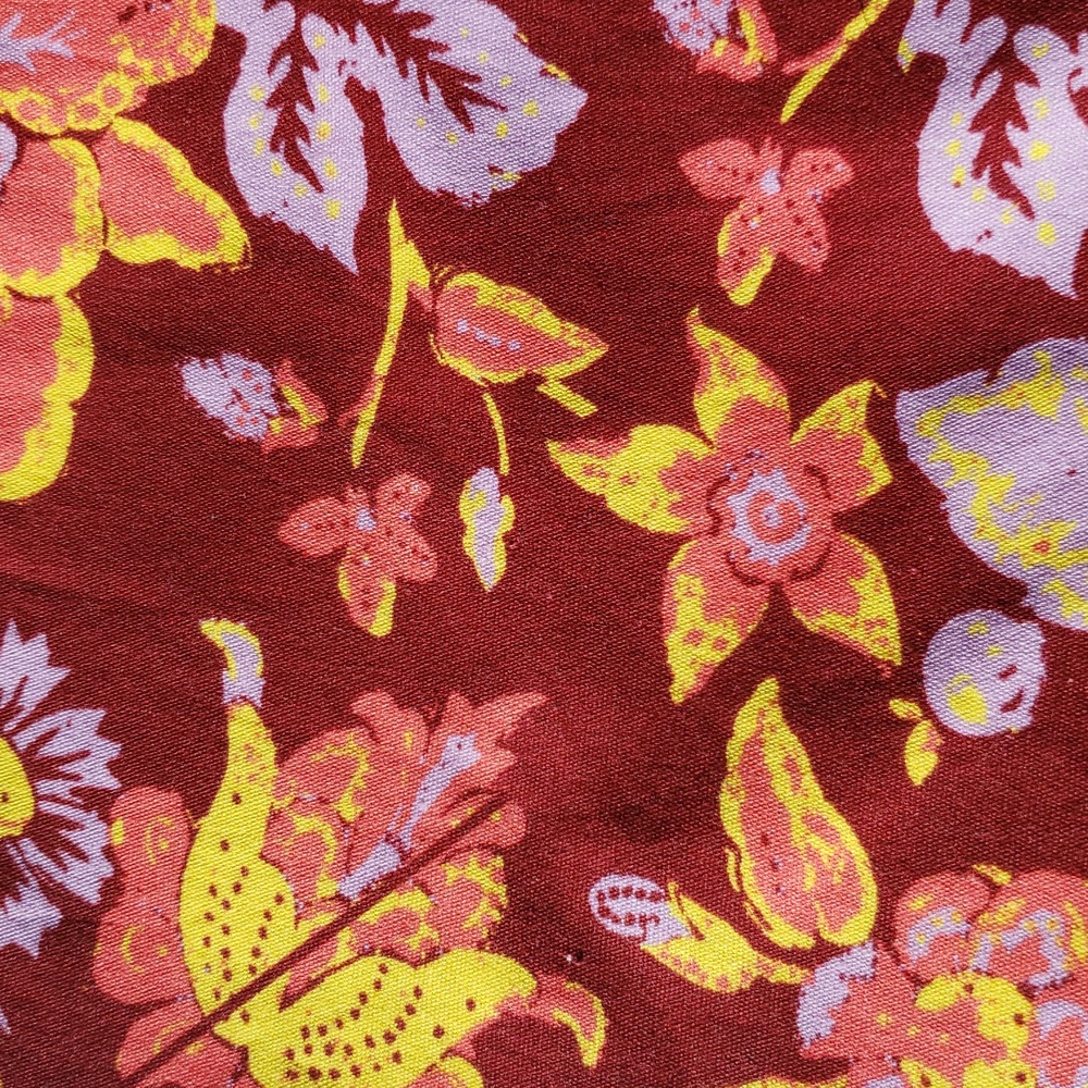 Free People Summer of Love Convertible Bandeau Wine Floral Small NWT - Picture 6 of 11